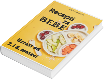 Knjige "Recepti za bebe" - uzrast od 5 do 12+ meseci