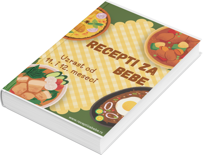 Knjige "Recepti za bebe" - uzrast od 5 do 12+ meseci